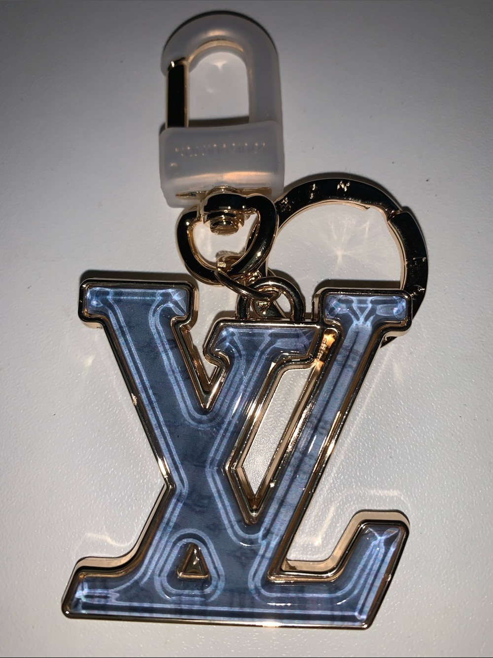 Monogram purse/bag Charm Keychain